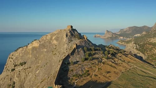 Ancient Genoese Fortress in Sudak Crimea