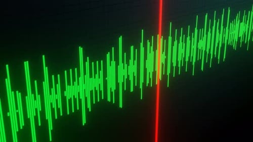 Timeline. Sound wave.