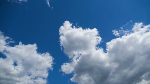 Clouds Time-Lapse on a Sunny Day