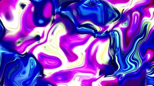 Colorful Fluid Abstract Morphing Seamless Loop Background