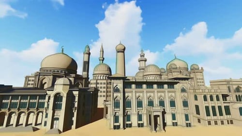 Modern Architectural Animation of Islamic Palace