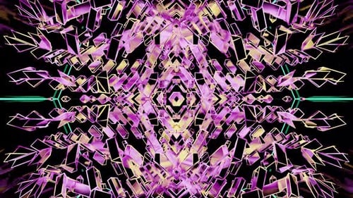Crystal Purple Vj Loop 4K