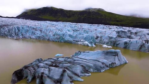 Svinafellsjokull-Gletscher in Vatnajokull, Island
