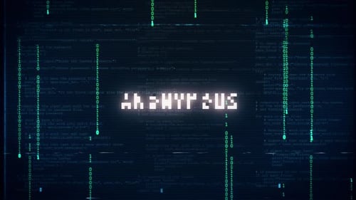 Texto de hackeo anónimo con ruido y efecto de falla fondo de hackeo de fallas