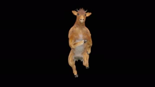 Dancing 3D Goat Character Animation