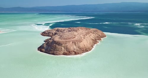 Djibuti Lake Assal Aerial