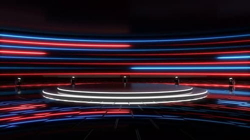 Stage And Neon Linear Lights