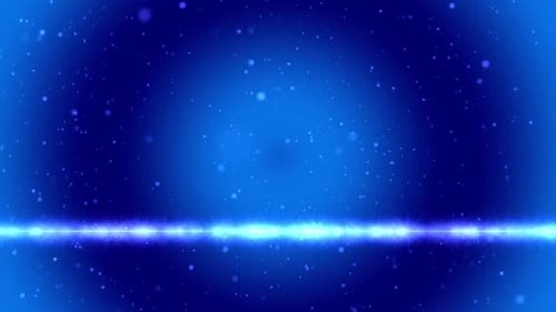 Blue Sparkles Motion Loop Background