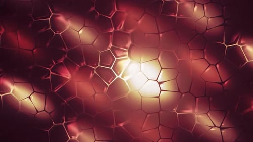 Mosaikblasen bewegen sich auf isoliertem Hintergrund