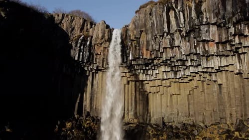 Svartifoss-Wasserfall in Island