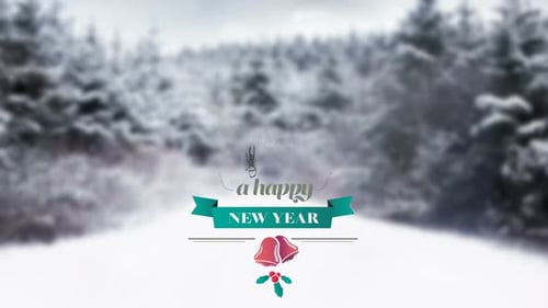 Winter Forest Animated Christmas Greeting