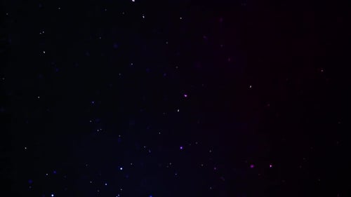 Abstract Light Particles Moving in Space Background