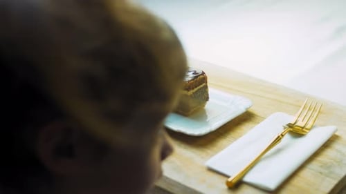 Desserts Served to Child