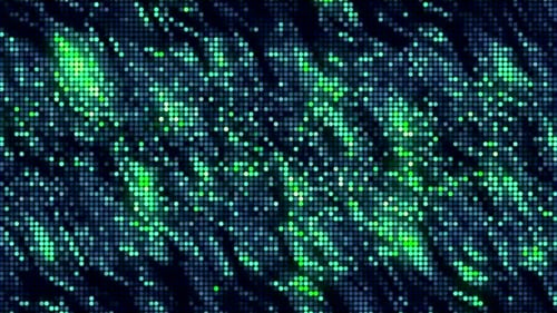Wavy ripples with shiny pixels
