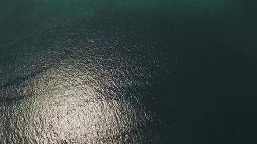 Aerial View Beautiful Beach