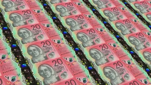 Australisches Geld//20 Australischer Dollar (4K)