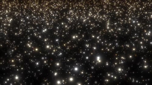 Golden Sparkle Particles Overlay Background Animation