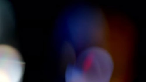 Abstract Colorful Light Leaks Bokeh Effects
