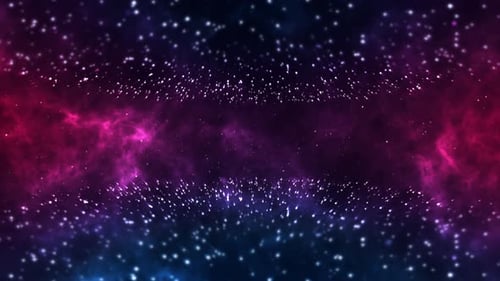 Abstract Space Nebula Starfield Loopable Motion Background