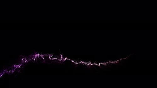 Glowing magic particle trail animation.