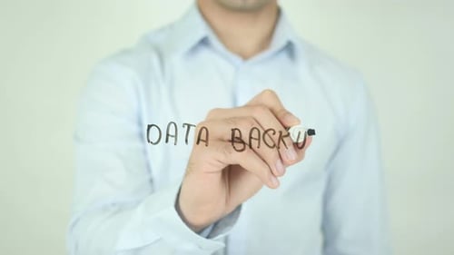 Data Backup, Writing On Screen