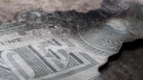 Verbrannte Dollar