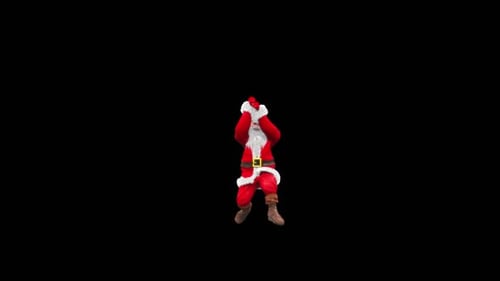 Joyful Santa Claus Christmas Dance Animation