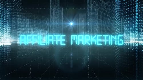 Skyscrapers Digital City Tech Word Affiliate Marketing