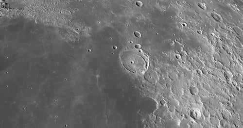 Crater Posidonius in the Moon