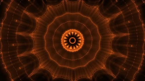 Fire Symmetrical Neon Vj Loop