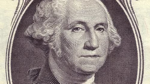 Cash american one dollars macro view. 1 USD close-up motion background