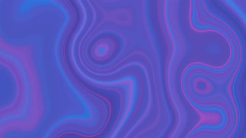 Abstract Fluid Wavy Background with Neon Purple and Blue Colors