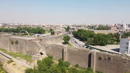 La forteresse de Diyarbakir, une forteresse historique à Sur Diyarbakir, Turquie