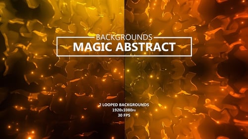 Magic Abstract Gold Backgrounds
