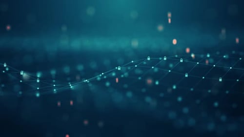 Access control and cyber security concept.