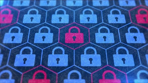 Protection des données Cybersécurité Confidentialité Technologie Internet professionnelle.