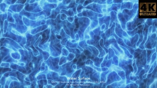 Dynamic Blue Energy Lines Abstract Background Animation