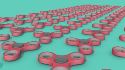 A Lot Of Spinner In A Row 4k