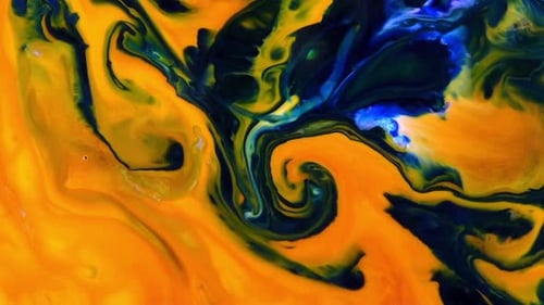 Farbexplosion abstrakte lebendige Kunst Malerei
