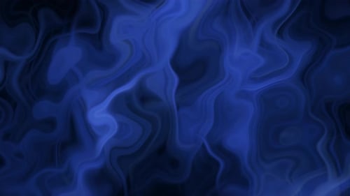 Blue Color Background Smooth Wavy Marble Liquid Animation