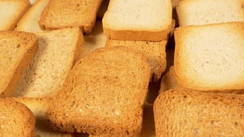 Crunchy Toasted Bread Piled High