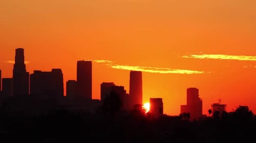 Los Angeles Sunrise Time Lapse