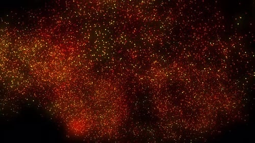 Partícula colorida animada de Motion Graphics de fondo