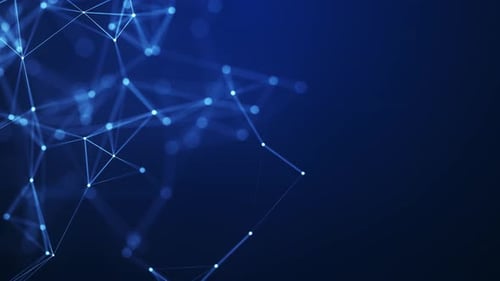 Technology Network Background.