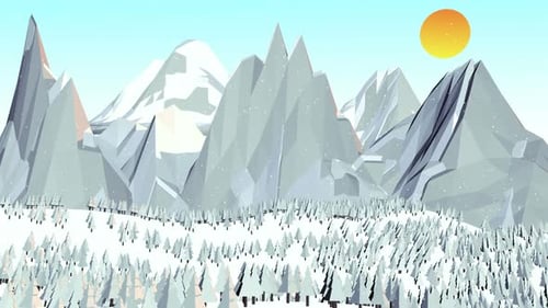 Lowpoly Winter 4K