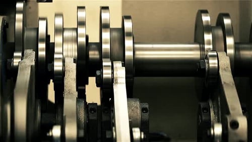 Complex Metal Mechanical Machine Working Rapidly