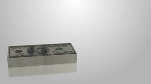 Symbol für Ersparnisse, Investitionen, wachsendes Vermögen mit Werbefläche auf der rechten Seite