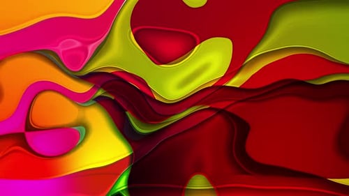 Vibrant Fluid Abstract Background Motion Graphic Animation