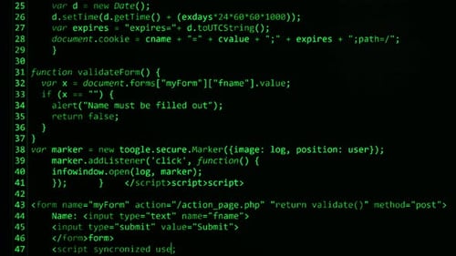 Programmation du code informatique