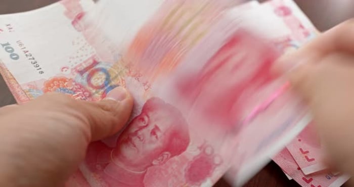 Counting Chinese RMB banknote, Stock Footage ft. background & business ...